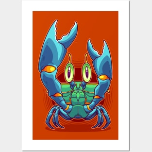 Crabby Posters and Art